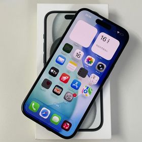 iPhone 15 128GB ブラック SIMロック解除済
