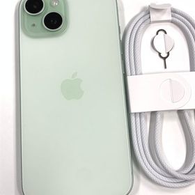 【モバイルBOX】新品同様品 電池99%SIMフリー iPhone15 128GB グリーン