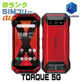 【中古】KYG01 TORQUE 5G【良品中古 利用制限○】 SIMフリー レッド au エーユー 京セラ 019025-スマートホン スマートフォン スマホ 携帯電話 白ロム 本体 格安