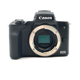 キヤノン(Canon)の【全額返金保証】【最速発送】Canon デジタル一眼 EOS Kiss M ボディ ブラック 美品 動作確認済(ミラーレス一眼)