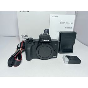 キヤノン(Canon)の元箱付き 新品級 キヤノン EOS Kiss M ボディ ブラック(ミラーレス一眼)