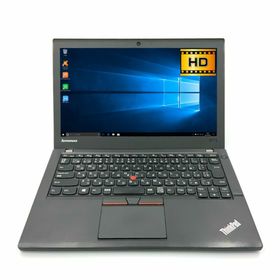 【薄型モバイル】【迷ったらコレ！】 Lenovo ThinkPad X250 第5世代 Core i3 5010U/2.10GHz 4GB 新品SSD240GB Windows10 64bit WPSOffice 12.5インチ HD カメラ 無線LAN 中古パソコン ノートパソコン モバイルノート PC Notebook 【中古】(ノートPC)