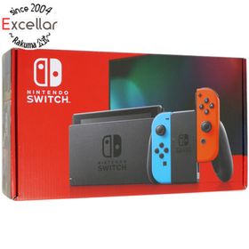 ニンテンドースイッチ(Nintendo Switch)の任天堂 Nintendo Switch バッテリー拡張モデル HAD-S-KABAA ネオンブルー・ネオンレッド 展示品(家庭用ゲーム機本体)