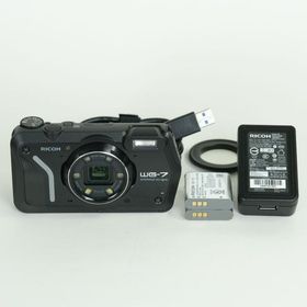 [良品 | バッテリー2個付] RICOH WG-7 ブラック | コンパクトデジタルカメラ