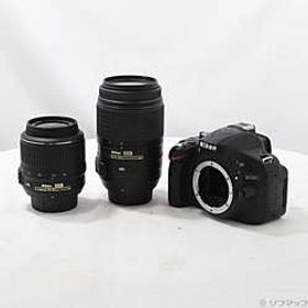 NIKON D5200 ダブルズームキット ブラック (2410万画素／SDXC)