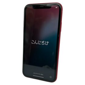 アップル(Apple)のApple iphone11 128GB プロダクトレッド MHDK3J/A スマートフォン スマホ 本体 SIMフリー アップル アイフォン 中古 W４(スマートフォン本体)
