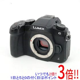 【1日と5.0のつく日、18日はポイント3倍！】【中古】Panasonic LUMIX DMC-G8-K ボディ ブラック