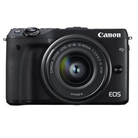 Canon ミラーレス一眼カメラ EOS M3 レンズキット(ブラック) EF-M15-45mm F3.5-6.3 IS STM 付属 EO