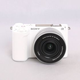 ソニー(SONY)の【中古】(ソニー) SONY VLOGCAM ZV-E10 Mark II パワーズームレンズキット ホワイト(コンパクトデジタルカメラ)