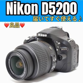 ニコン(Nikon)の❤️Nikon D5200❤️ 一眼レフ 手ぶれ補正 スマホ転送可 スマホ転送(デジタル一眼)