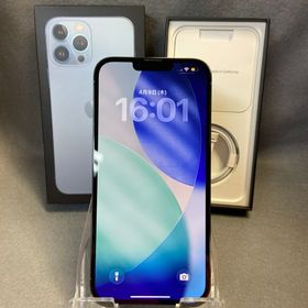 美品 国内版 SIMフリー iPhone13 Pro max 256GB シエラブルー色