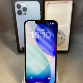 美品 国内版 SIMフリー iPhone13 pro max 128GB シエラブルー色