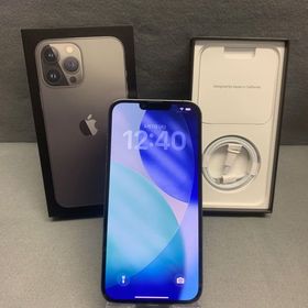 美品 国内版 SIMフリー iPhone13 Pro Max 128GB グラファイト色
