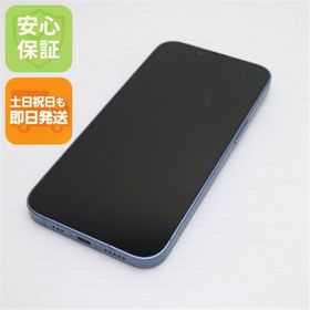 アップル(Apple)の超美品 SIMフリー iPhone14 128GB ブルー M888(スマートフォン本体)