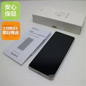 ソニー(SONY)の新品同様 SIMフリー Xperia 10 III Lite ホワイト M888(スマートフォン本体)