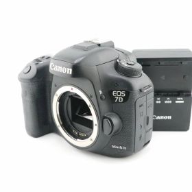 ★美品★ショット数19,605回★キヤノン CANON EOS 7D Mark II ボディ 充電器付★ W0433＃4771