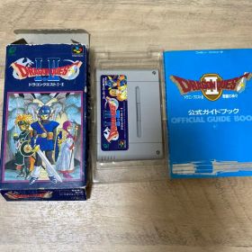 スーパーファミコン ソフト ドラゴンクエスト 1 2 Ⅰ Ⅱ 公式ガイドブック付