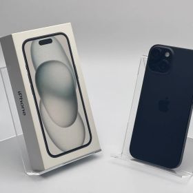 【箱付き中古C】iPhone 15 128GB ブラック バッテリー【80%】 SIMフリー 白ロム 保証付き整備品