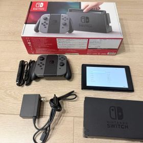 タ*ミ様 【送料込み】Nintendo Switch 本体 グレー コントローラ