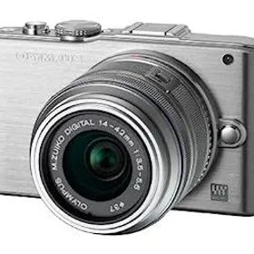 【中古】OLYMPUS ミラーレス一眼 PEN Lite E-PL3 レンズキット シルバー E-PL3 LKIT SLV
