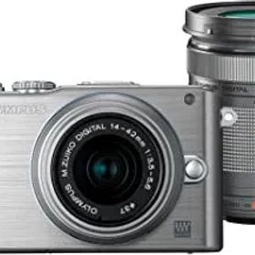 OLYMPUS ミラーレス一眼 PEN Lite E-PL3 ダブルズームキット シルバー E-PL3 DZKIT SLV