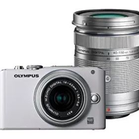 【中古】OLYMPUS ミラーレス一眼 PEN Lite E-PL3 ダブルズームキット ホワイト E-PL3 DZKIT WHT