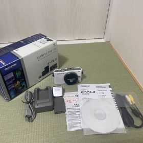 【美品】OLYMPUS E-PL3 ホワイト 本体 即日発送！