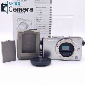 オリンパス(OLYMPUS)の【中古】 OLYMPUS PEN Lite E-PL3 オリンパス ミラーレスデジタルカメラ 手振れOK 電池 充電器付(ミラーレス一眼)