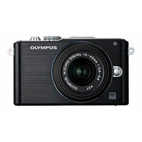 OLYMPUS ミラーレス一眼 PEN Lite E-PL3 レンズキット ブラック E-PL3 LKIT BLK g6bh9ry(ミラーレス一眼)