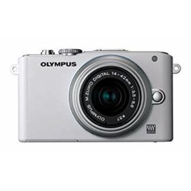 OLYMPUS ミラーレス一眼 PEN Lite E-PL3 レンズキット ホワイト E-PL3 LKIT WHT g6bh9ry(ミラーレス一眼)