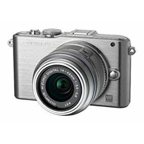 OLYMPUS ミラーレス一眼 PEN Lite E-PL3 レンズキット シルバー E-PL3 LKIT SLV g6bh9ry(ミラーレス一眼)