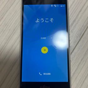 超美品 Fujitsu arrows M03 ホワイト SIMフリー
