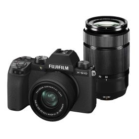 富士フイルム(FUJIFILM) ミラーレスデジタルカメラ X-S10 Wズームレンズキット F X-S10LK-1545/50230 ブラック