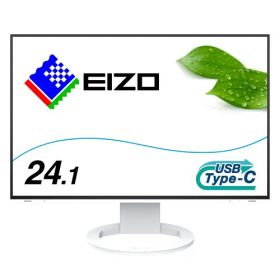 EIZO ビジネススタンダードモニター | FlexScan EV2485-WT | 24.1型WUXGA・USB Type-C・ホワイト