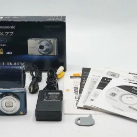 【 中古 】 パナソニック デジタルカメラ LUMIX FX77 スエードブルー DMC-FX77-A カメラ デジカメ 入学式 入園式 卒業式 卒園式 歓迎会 送迎会 自撮り セルフィー 花見 旅行 ブラブラ 思い出 想い出 日常 Vlog カメラ男子 カメラ女子