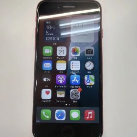 訳あり iPhone SE3 64GB レッド 80% ホワイトスポット有り