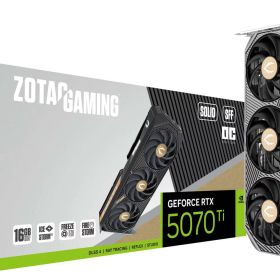 Synology ZOTAC GAMING GeForce RTX 5070 Ti SOLID SFF OC 16GB GDDR7 (RTX5070TiSOLIDSFFOC16G/ZT-B50710J3-10P)