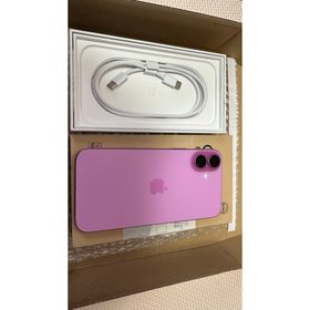 アイフォーン(iPhone)のほぼ新品 iPhone 16 Plus128GB SIMフリー革ケースおまけ付き(スマートフォン本体)