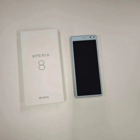 Xperia 8 ブルー 64GB フィルム傷あり C042107