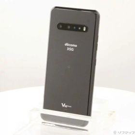 【中古】LG(エルジー) LG V60 ThinQ 5G 128GB ザ ブラック L-51A docomoロック解除SIMフリー 【262-ud】