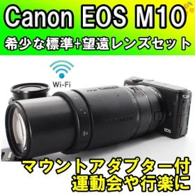 Canon EOS M10✨ミラーレスカメラ スマホ転送 ダブルズームキット
