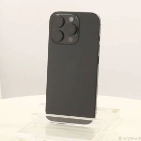 ソフマップ 〔中古品〕 iPhone16 Pro 256GB ブラックチタニウム MYN03J／A SIMフリー【377】