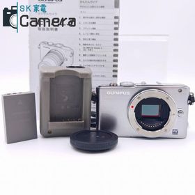 【中古】 OLYMPUS PEN Lite E-PL3 オリンパス ミラーレスデジタルカメラ 手振れOK 電池 充電器付
