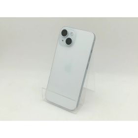 【中古】Apple SoftBank 【SIMフリー】 iPhone 15 128GB ブルー MTML3J/A【大須アメ横】保証期間1ヶ月【ランクC】