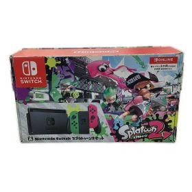 Nintendo Switch Nintendo Switch Nintendo Switch本体 Nintendo Switch スプラトゥーン2セット HAC-S-KACEK(JPN) ネオンブルー・ネオンレッド【中古】