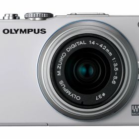 【中古】【非常に良い】OLYMPUS ミラーレス一眼 PEN Lite E-PL3 レンズキット ホワイト E-PL3 LKIT WHT
