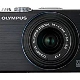 【中古】(非常に良い)OLYMPUS ミラーレス一眼 PEN Lite E-PL3 レンズキット ブラック E-PL3 LKIT BLK