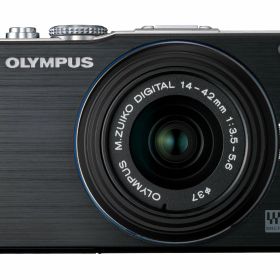 【中古】【非常に良い】OLYMPUS ミラーレス一眼 PEN Lite E-PL3 レンズキット ブラック E-PL3 LKIT BLK