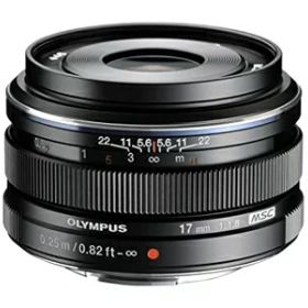 【中古】 Olympus M.Zuiko Digital - Wide-angle lens - 17 mm - f/1.8 - Micro Four Thirds - for Olympus E-P3, E-P5, E-PL1s, E-PL3, E-PL5, E-PL6, E-PM1, E-PM2, OM-D E-M1, EM-5, E-M5
