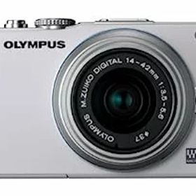 【中古】（非常に良い）OLYMPUS ミラーレス一眼 PEN Lite E-PL3 レンズキット ホワイト E-PL3 LKIT WHT
